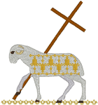 The Lamb of Passion Embroidery Design