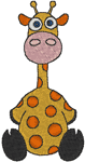 Machine Embroidery Designs: Littlebit: Jerry the Giraffe