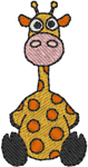 Machine Embroidery Designs: Minibit: Jerry the Giraffe