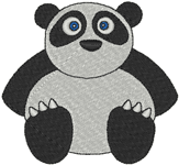 Machine Embroidery Designs: Littlebits: ZuZu the Panda