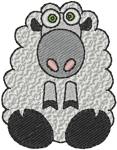 Machine Embroidery Designs: Minibit: Floyd the Sheep