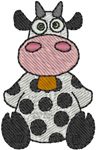 Machine Embroidery Designs: Minibit: Olga the Cow