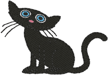 Machine Embroidery Designs: Minibits: Muffin the Kitten