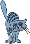 Machine Embroidery Designs: Minibits: Noodles the Kitten