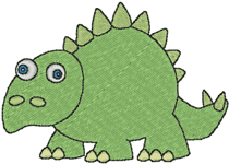 Machine Embroidery Designs: Littlebits: Tony the Dinousaur