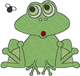 Machine Embroidery Designs: Littlebits: Ribbit