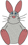Machine Embroidery Designs: Littlebits: Mike the Rabbit