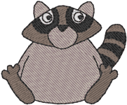 Machine Embroidery Designs: Minibits: Zorro the Raccoon