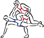 Wrestling Team Design Embroidery Design