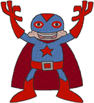 Machine Embroidery Designs: Super Heroes: Me, Star Man