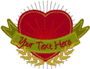 Machine Embroidery Designs: Heart