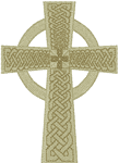 Celtic Cross Embroidery Design