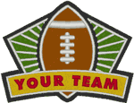 Football Emblem 1 Embroidery Design