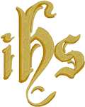 Christogram IHS Embroidery Design