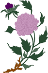 Chinese Folk Art Peony #2 Embroidery Design