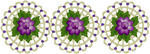 Lattice Flower Border Embroidery Design