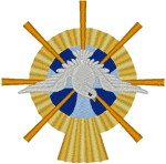 Pentecostal Dove Embroidery Design