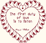 Redwork Machine Embroidery Design: Love Quote 2