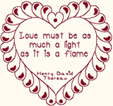 Redwork Machine Embroidery Design: Love Quote 4