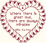 Redwork Machine Embroidery Design: Love Quote 8