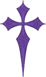 St. James Cross #1 Embroidery Design
