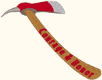 Fireman's Axe Embroidery Design