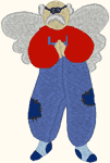 Machine Embroidery Designs: Colonial Grandpa Angel