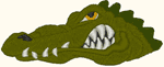 Fightin' Mad Gator Embroidery Design