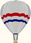 Machine Embroidery Designs: Hot Air Balloon 1