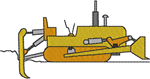 Bulldozer Embroidery Design