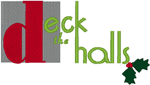 Deck The Halls Banner Embroidery Design