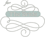 for The Bride Embroidery Design