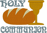Holy Communion Embroidery Design