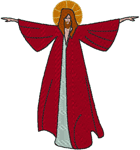 Jesus Embroidery Design