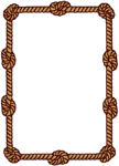 Knotted Rope Frame Embroidery Design
