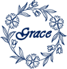 Redwork Machine Embroidery Designs: Insprirational Wreaths: Grace