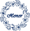 Redwork Machine Embroidery Designs: Insprirational Wreaths: Honor