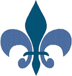 Machine Embroidery Designs: Fleur di lis 3