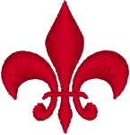 Machine Embroidery Designs: Fleur di lis 4