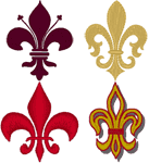 Fleur de lis Set