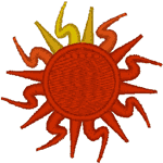 A Little Bit of Sunshine #4 Embroidery Design