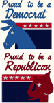 US Major Political Symbols Embroidery Design