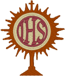 Ostensorium/Monstrance Embroidery Design