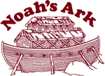 Redwork Noah's Ark Embroidery Design