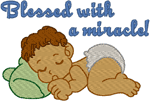 Miracle Baby Embroidery Design