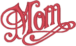 Ornate Mom Embroidery Design