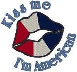Kiss Me: American Embroidery Design