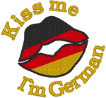 Kiss Me: German Embroidery Design