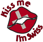 Kiss Me: Swiss Embroidery Design