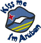 Kiss Me: Aruban Embroidery Design